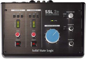 SSL2+ sound card for voice-over studio