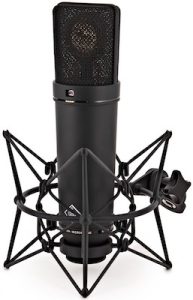 Neumann U87 reference voice-over microphone